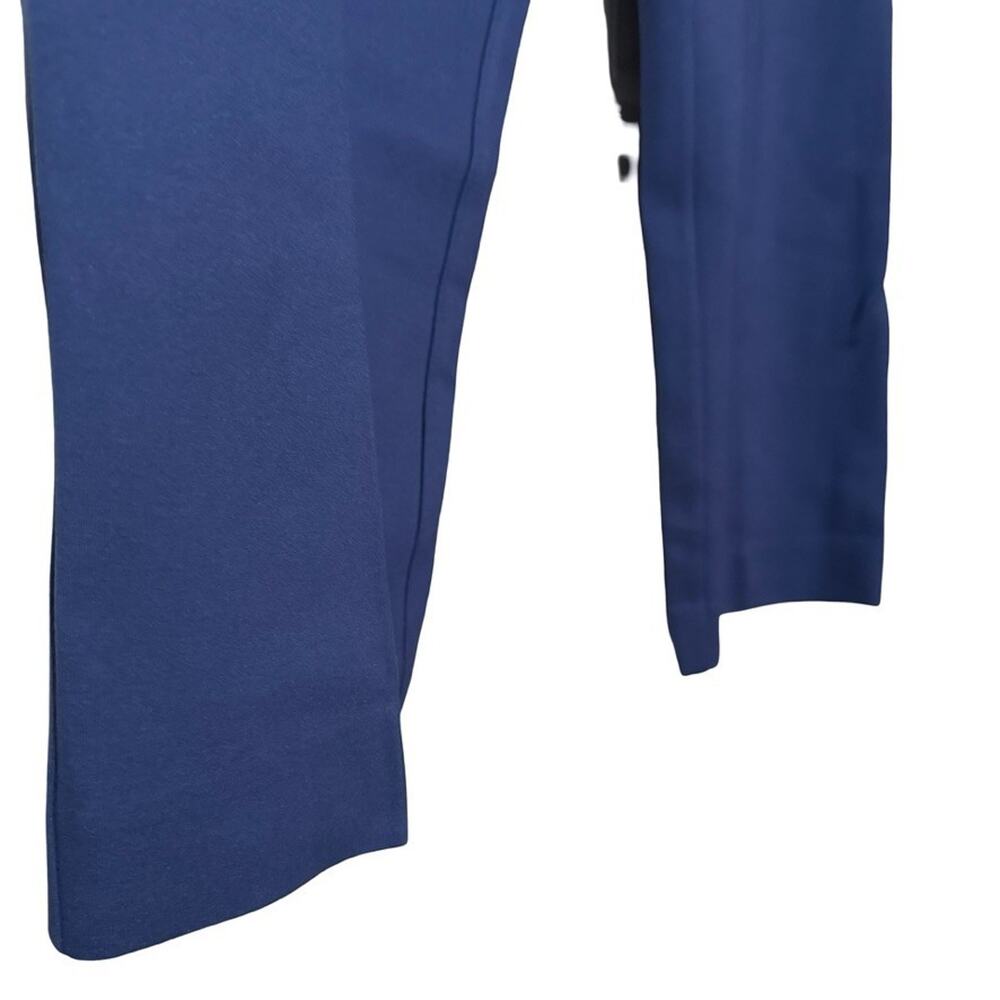 Susan Graver Ponte Thick Knit Elastic Waist Pull On Blue Pants sz Petite L - Picture 11 of 16